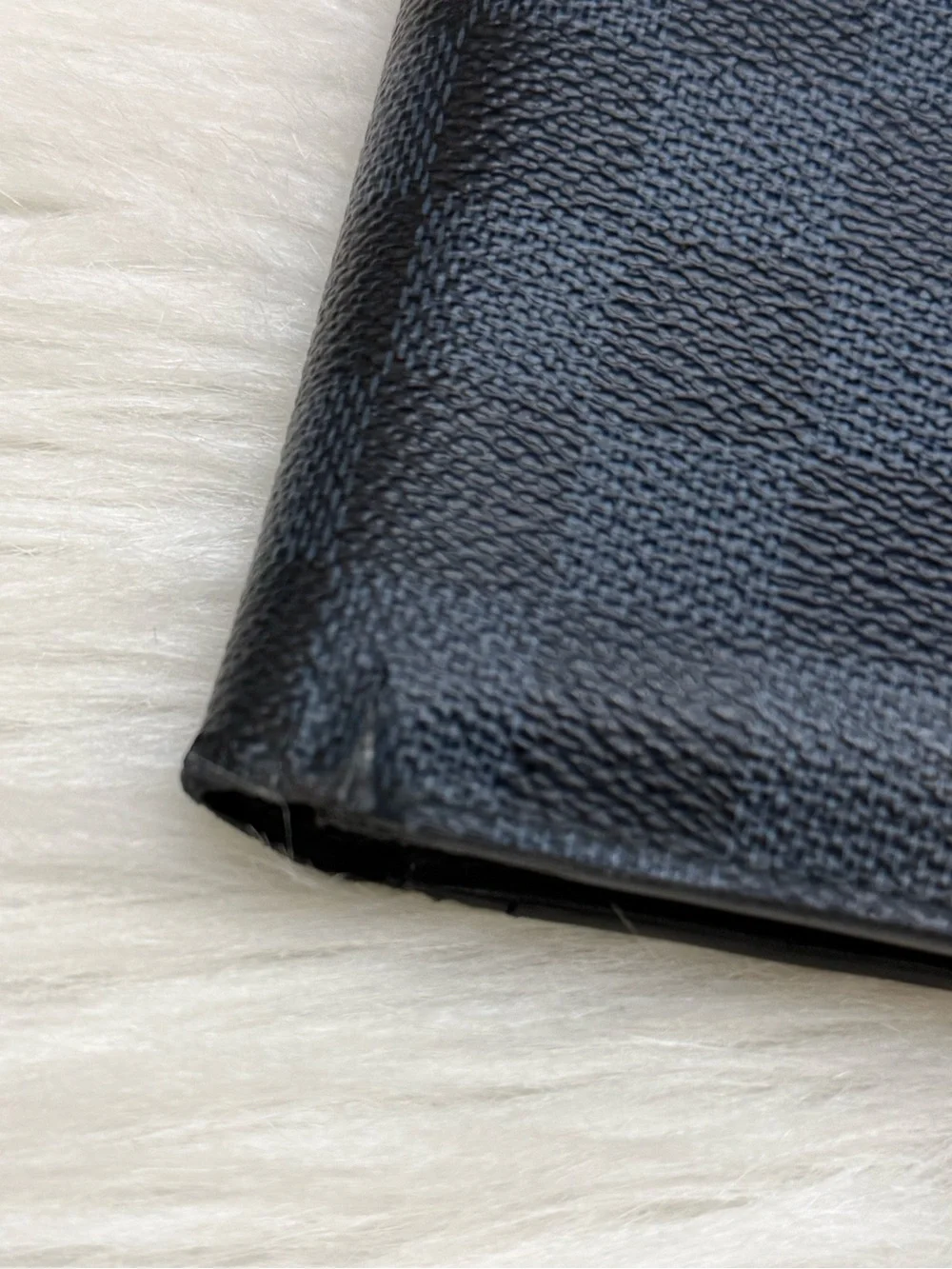 LOUIS VUITTON - COBALT BLUE BLACK DAMIER GRAPHITE BIFOLD WALLET